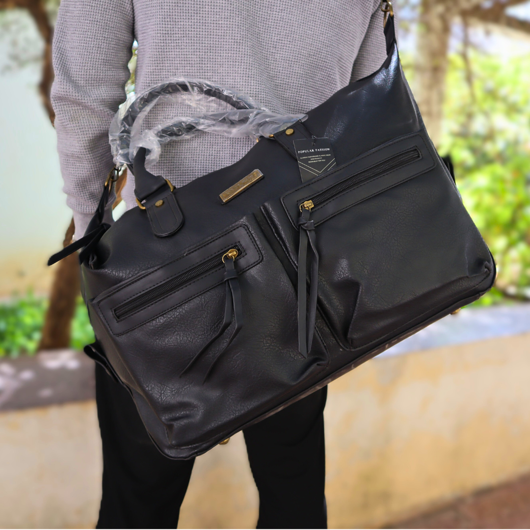 Sac de Voyage Classic en Cuir PU