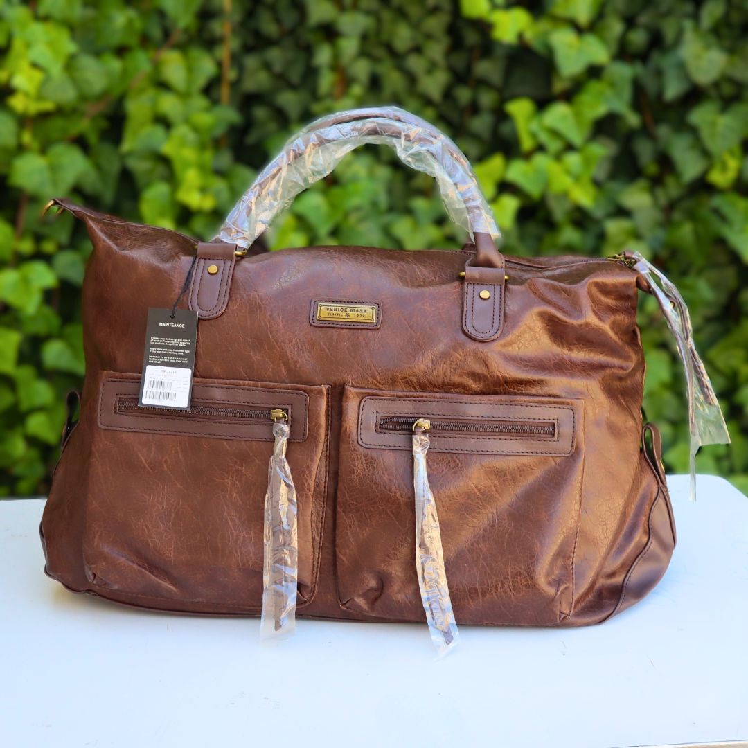 Sac de Voyage Classic en Cuir PU