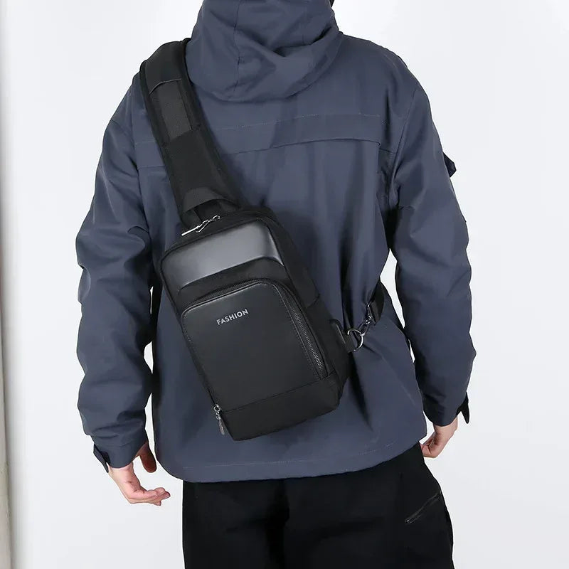 Sacoche Sling Bag avec USB - Backpack dz