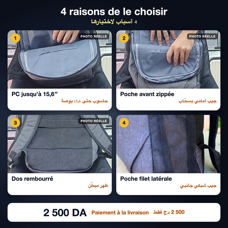 4 raisons de choisir le sac à dos Business Casual