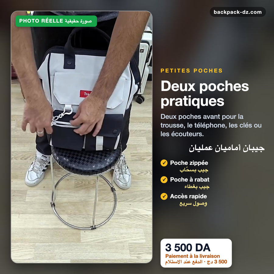 Deux petites poches avant
