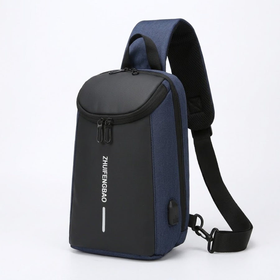Sacoche crossbody bleue