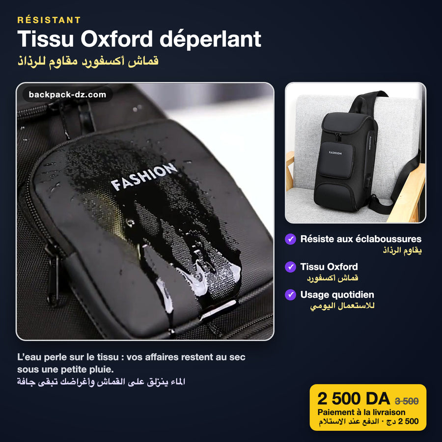 Tissu Oxford déperlant du sac bandoulière
