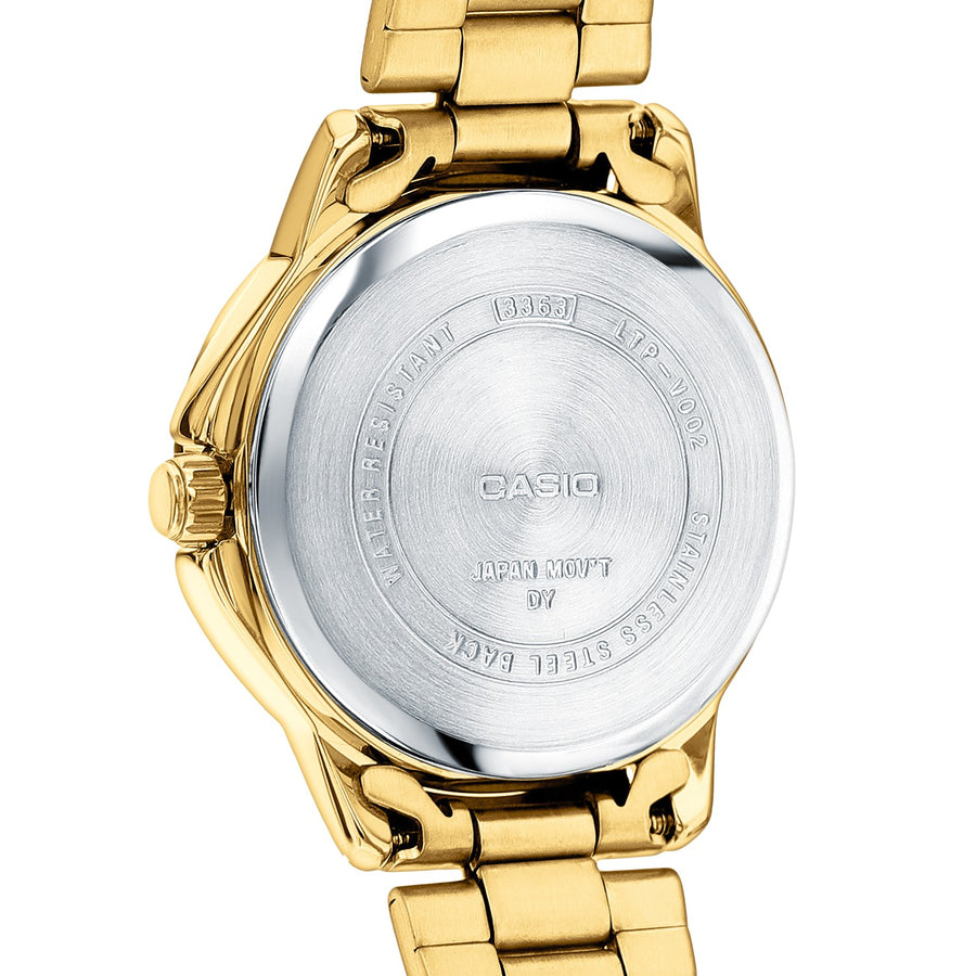 Dos en acier de la Casio LTP-V004G