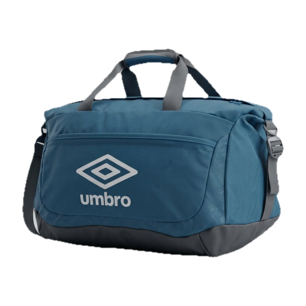 Sac de sport et voyage Umbro bleu pétrole et gris