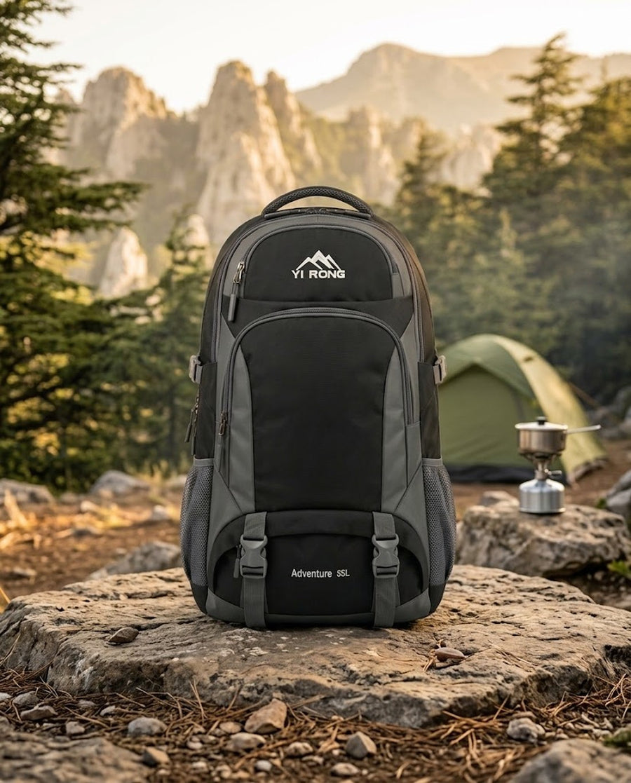 Sac 55 L au bivouac