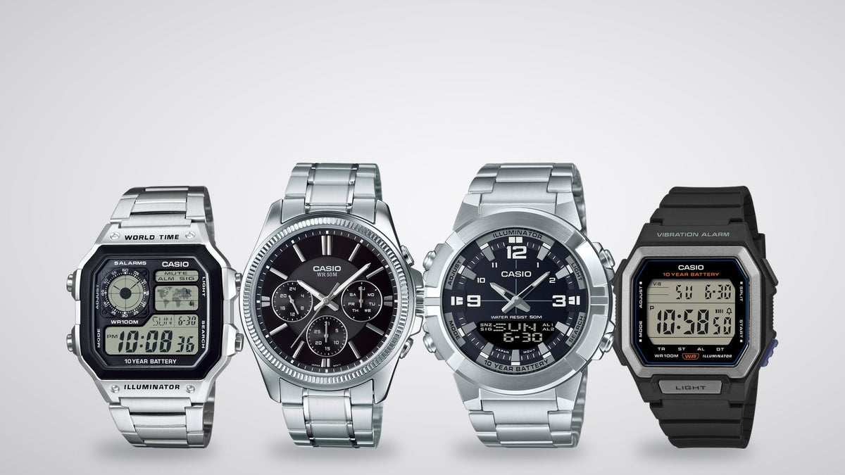 Montres Casio en stock chez Backpack DZ : digitales, analogiques et heure mondiale