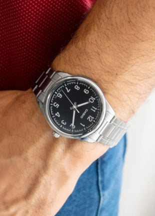 Montre Homme CASIO Bracelet Cuir – Ultra Fine & Légère V005D