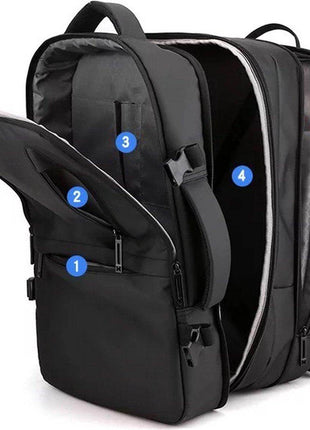 Sac à dos Cartable léger pour professionnels 17 pouces - Backpack dz