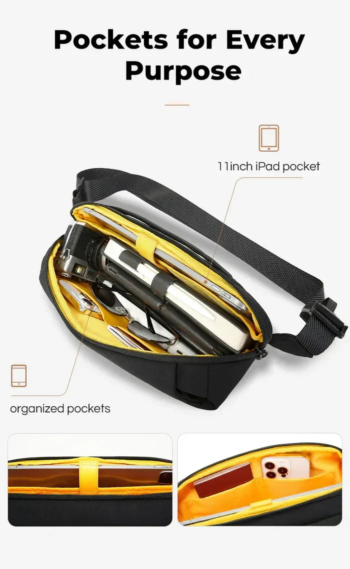 Sac bandoulière bange ultraléger et imperméable pour les explorateurs urbains - Backpack dz