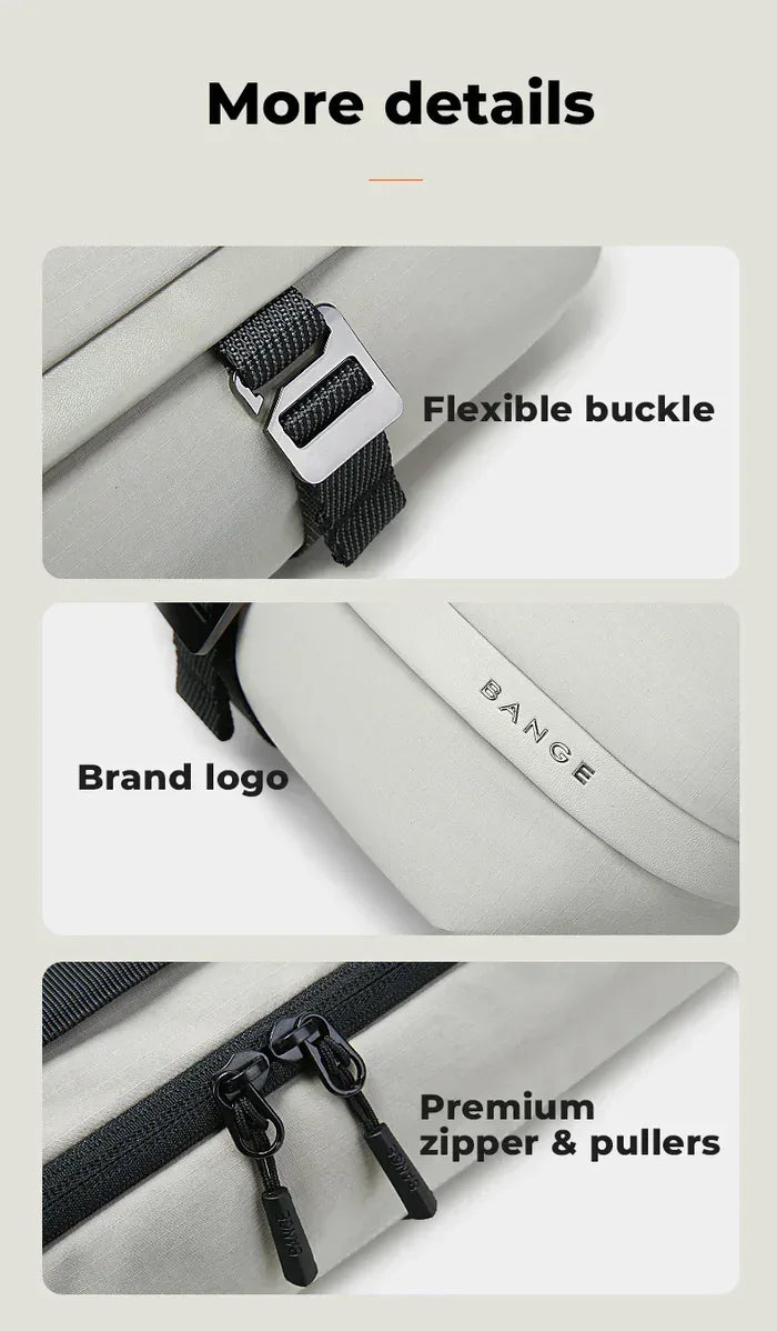 Sac bandoulière bange ultraléger et imperméable pour les explorateurs urbains - Backpack dz