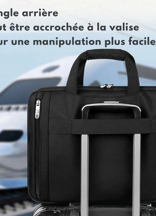 Mallette et Sac a Dos d’Affaires Multifonctionnelle 2 en 1 - Toile Imperméable