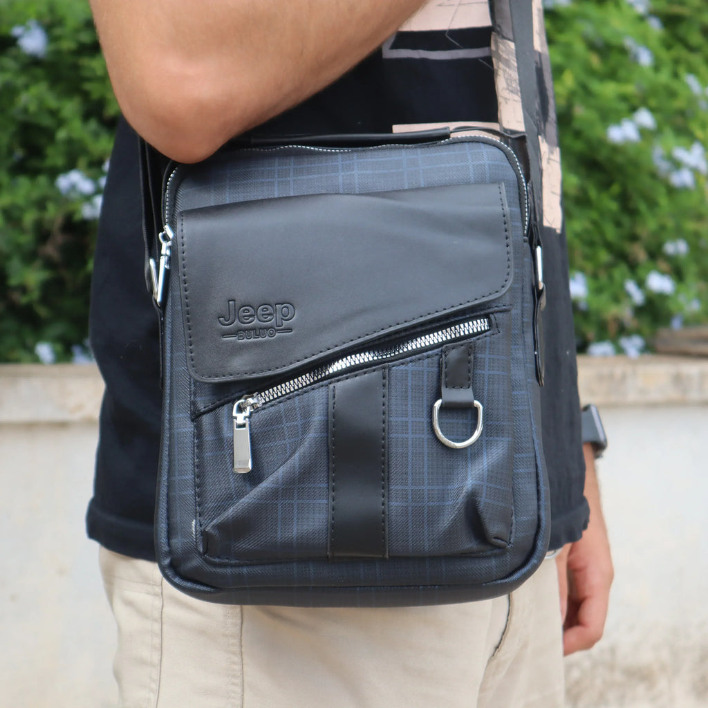 Sacoche Jeep Casual en Cuir Fendu - Backpack dz
