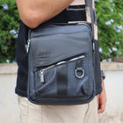 Sacoche Jeep Casual en Cuir Fendu