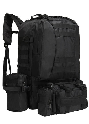 Sac À Dos avec sacoche De Randonnée Camping Tactique 4 en 1