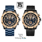 Coffret T5 Unique – Montre chronographe avec bracelets interchangeables : puissance, style et polyvalence