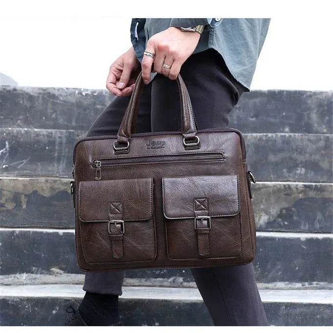 Cartable Jeep en Simili Cuir - Backpack dz