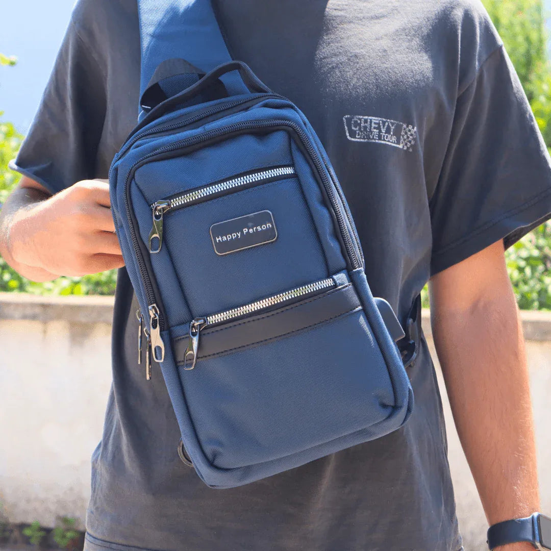 Sacoche Multipoches avec Port USB - Backpack dz