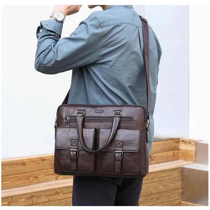 Cartable Jeep en Simili Cuir - Backpack dz