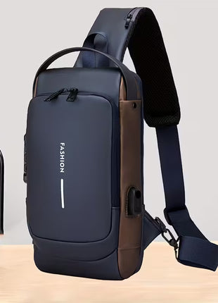 Sac à Bandoulière Fashion USB Antivol