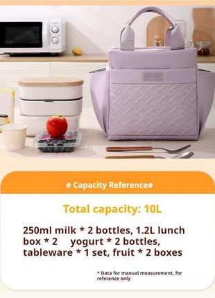 Sac Isotherme Élégant 10 L pour repas - Backpack dz