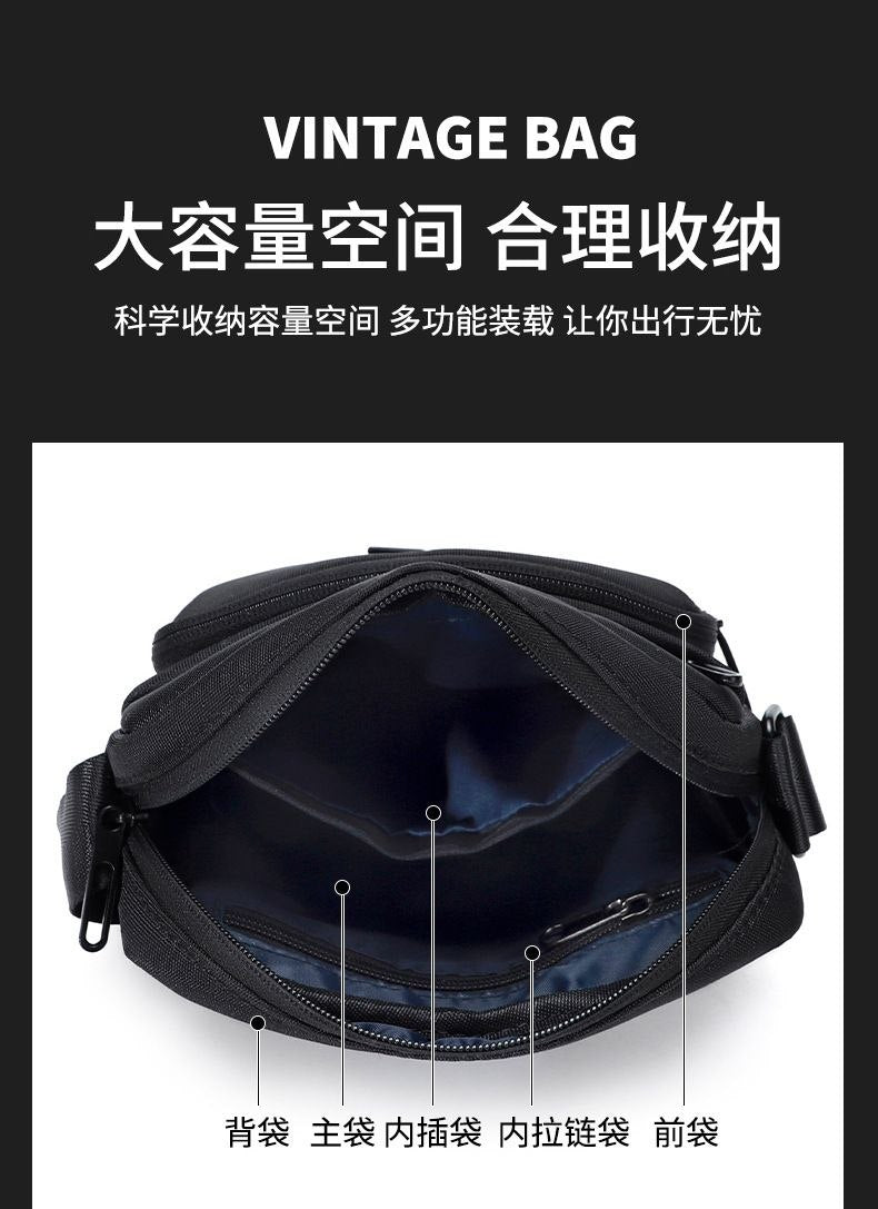 Sac bandoulière homme en liège synthétique