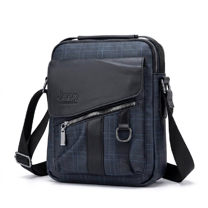 Sacoche Jeep Casual en Cuir Fendu