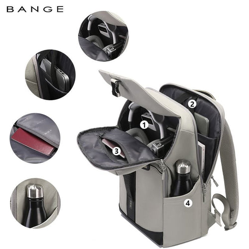 Sac à dos BANGE pour voyage et laptop 15,6"