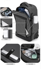 Sac a dos trolley et compression