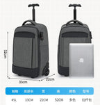 Sac a dos trolley et compression