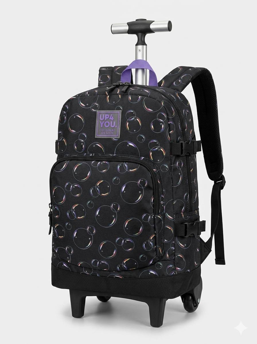 Sac a Dos chariot avec Roulettes scolaire