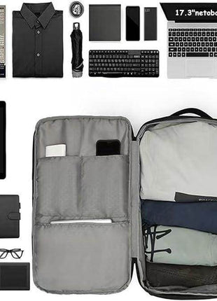 Sac a Dos Cartable avec Compartiment Chaussures 17 Pouces - Backpack dz