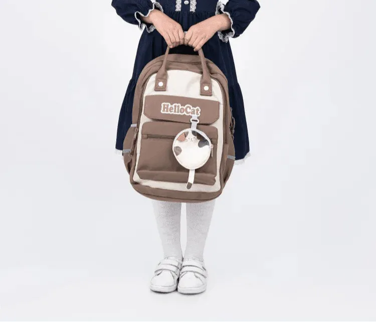 Sac a Dos Scolaire avec Porte Monnaie - Backpack dz