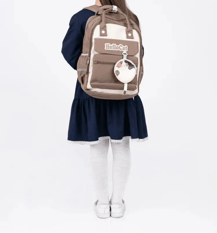 Sac a Dos Scolaire avec Porte Monnaie - Backpack dz