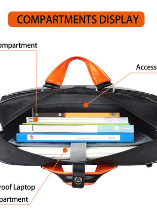 Cartable Large en Cuir pour Ordinateur Portable 17' MATEIN