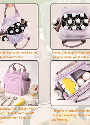 Sac Isotherme Élégant 10 L pour repas - Backpack dz