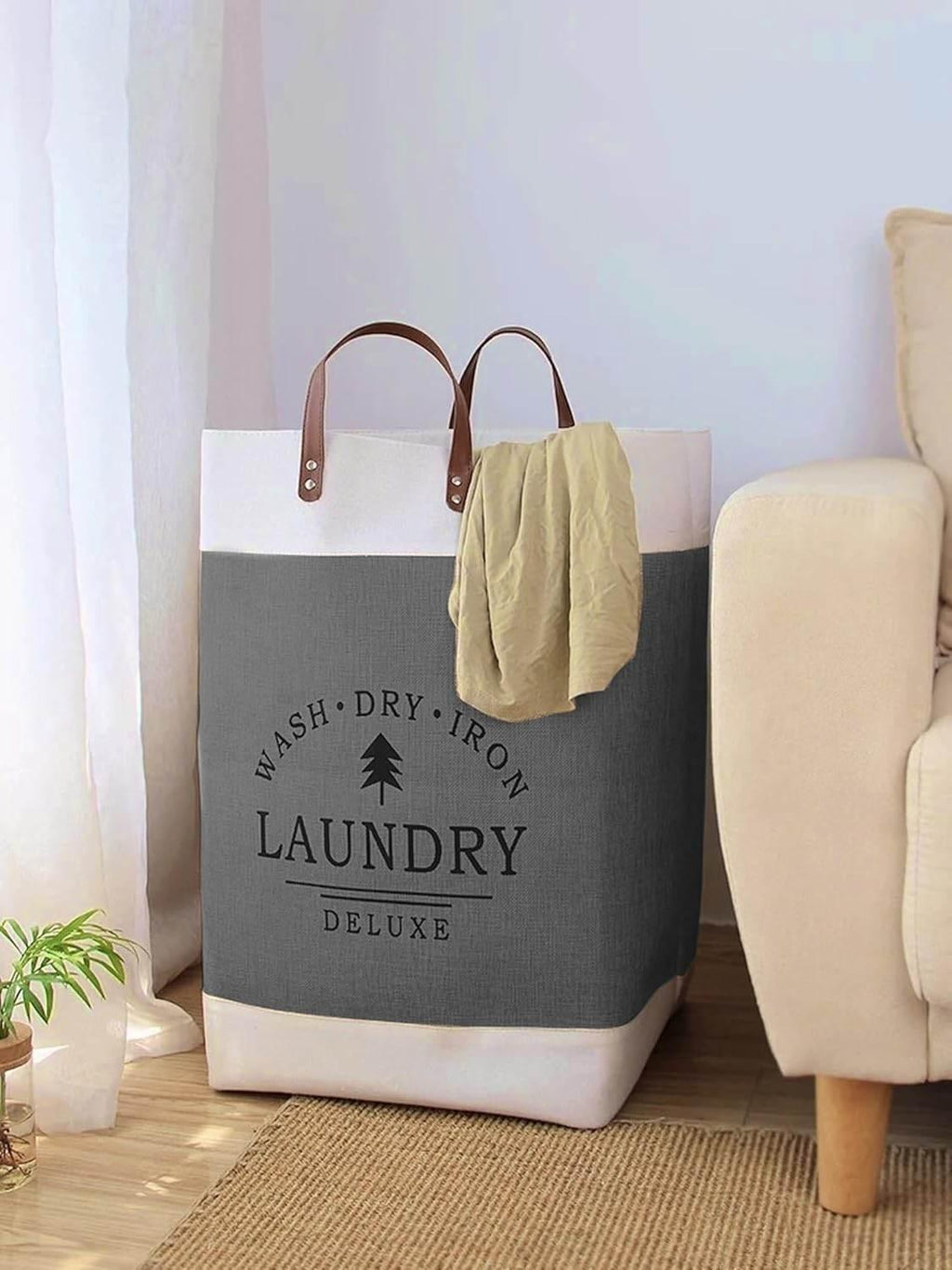 Sac à Linge Pliable en Tissu - Backpack dz