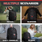 Sac à dos 50L, pour voyage et ordinateur 17 pouces