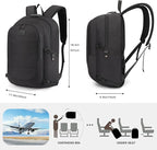 Sac à dos TZOWLA pour ordinateur de voyage antivol 17"