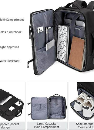 Sac à dos valise spacieux extensible 2 en 1 - Backpack dz