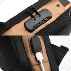 Sac à Bandoulière Fashion USB Antivol - Backpack dz