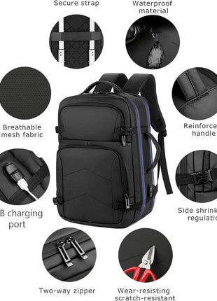 Sac a Dos Cartable voyage Pro Étanche - Backpack dz