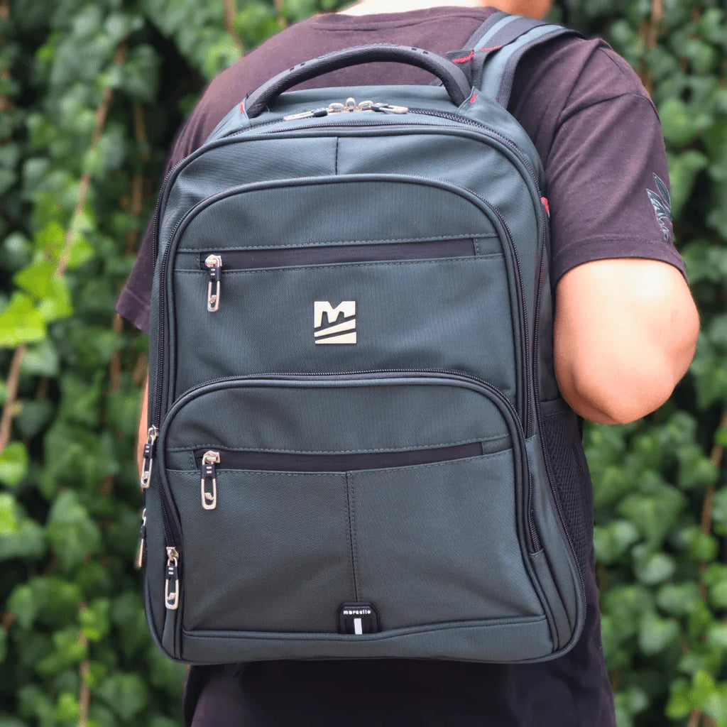 Sac a Dos Marcelo 17' Robuste Multipoches - Backpack dz
