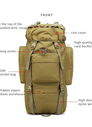 Sac à Dos Camping Randonnée 75L Voyage - Backpack dz