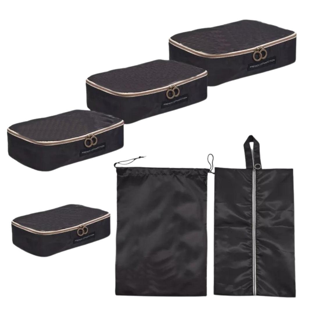Coffret de rangement 6 pièces de voyage French Connection - Backpack dz