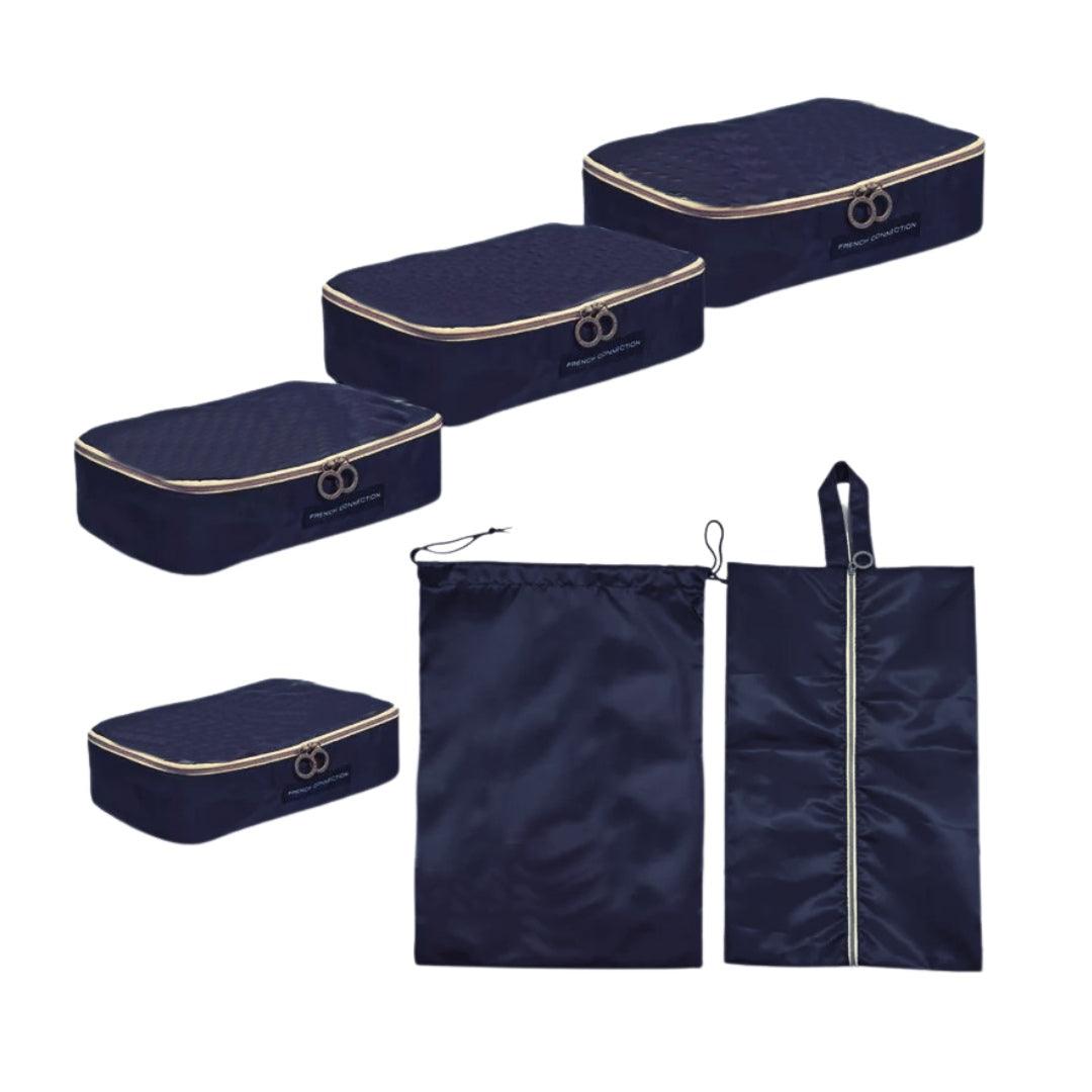 Coffret de rangement 6 pièces de voyage French Connection - Backpack dz