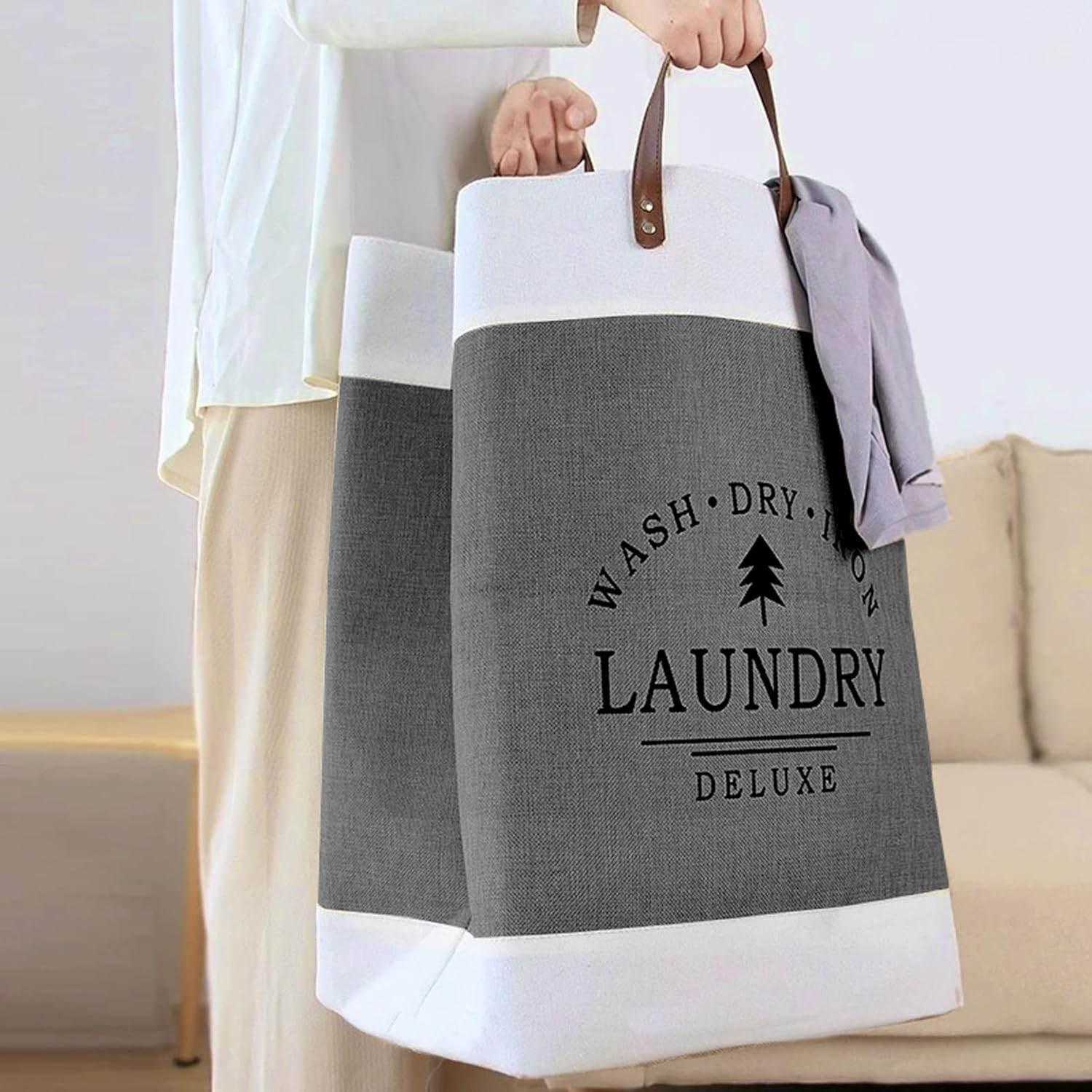 Sac à Linge Pliable en Tissu - Backpack dz