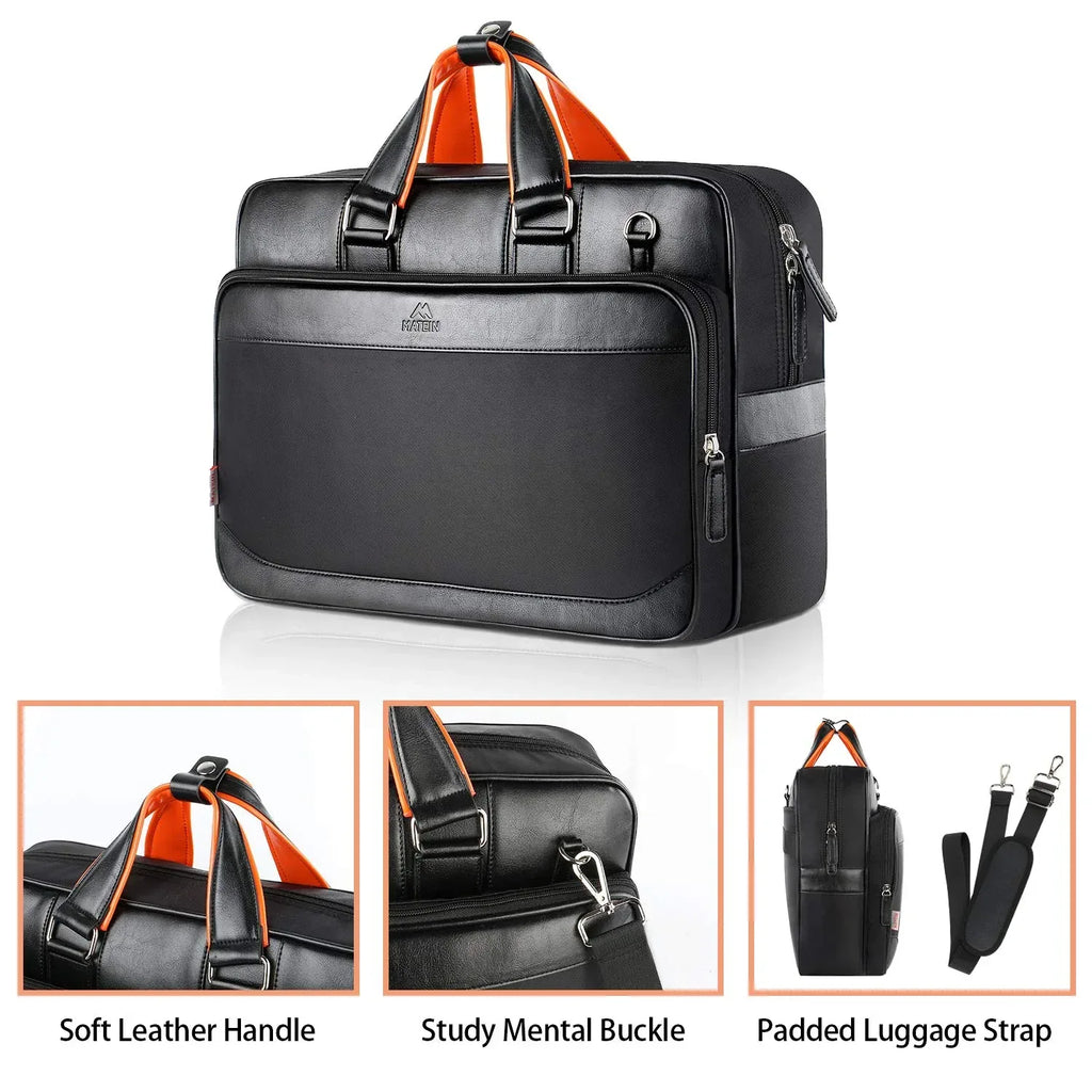 Cartable Large en Cuir pour Ordinateur Portable 17' MATEIN - Backpack dz