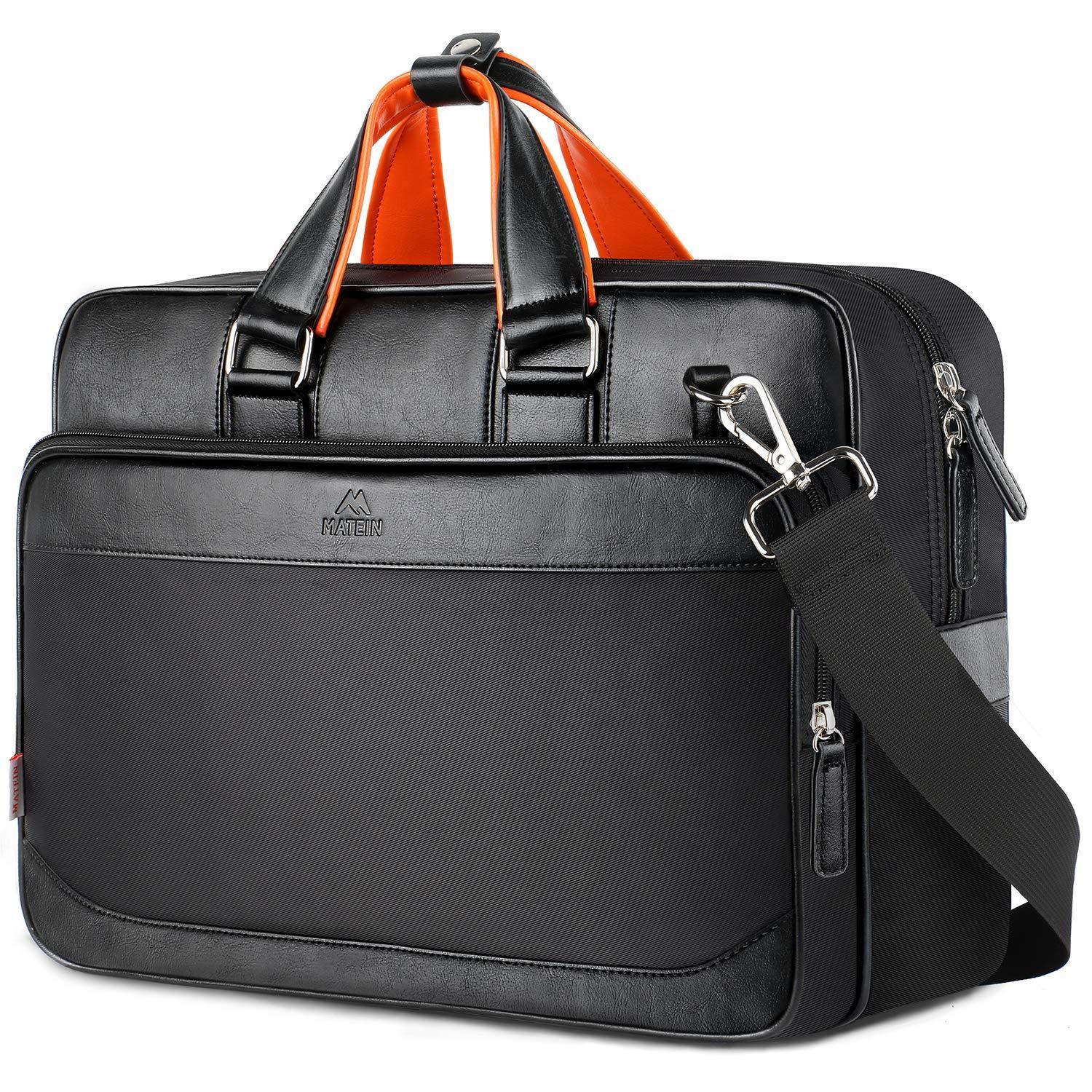 Cartable Large en Cuir pour Ordinateur Portable 17' MATEIN - Backpack dz