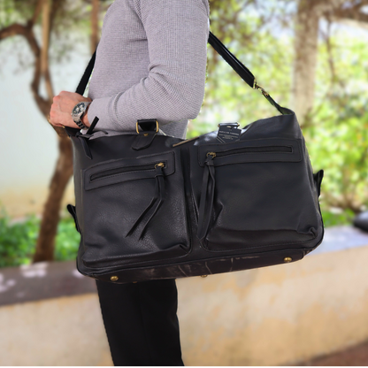 Sac de Voyage Classic en Cuir PU